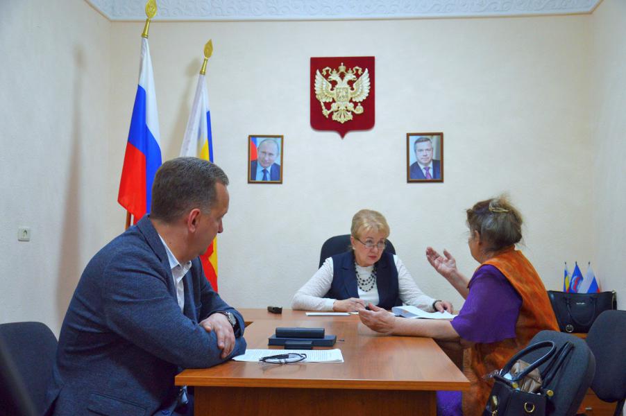 Глава Администрации Белокалитвинского района Ольга Мельникова провела тематический прием граждан