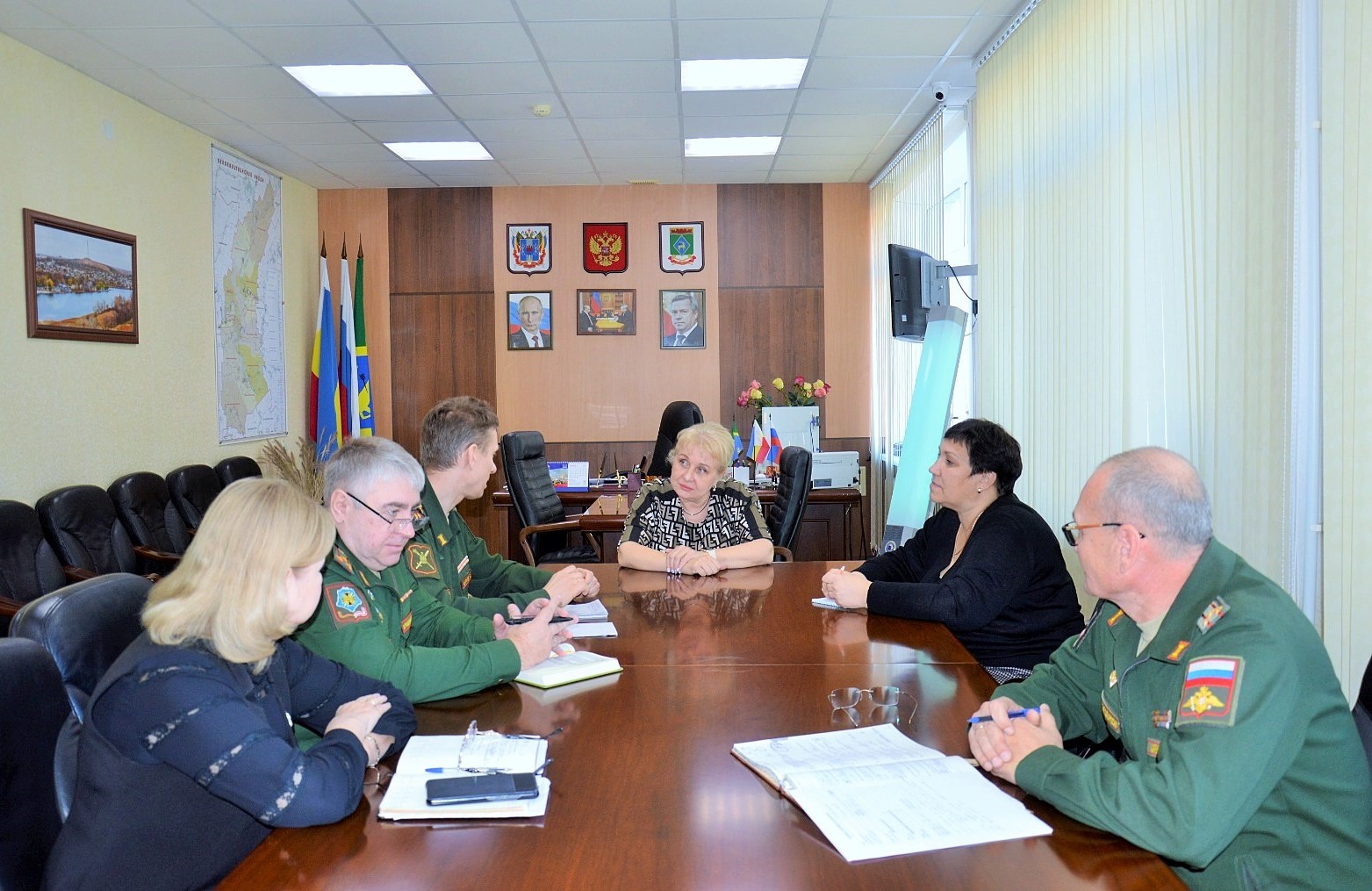 Ольга Мельникова провела рабочую встречу с представителями Генерального штаба ВС РФ