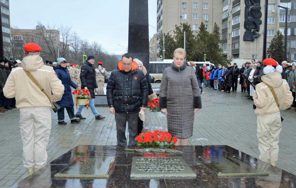 В Белой Калитве почтили память воинов – освободителей 